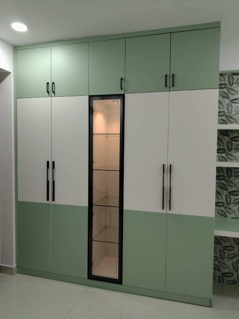 Sage & White Display Wardrobe